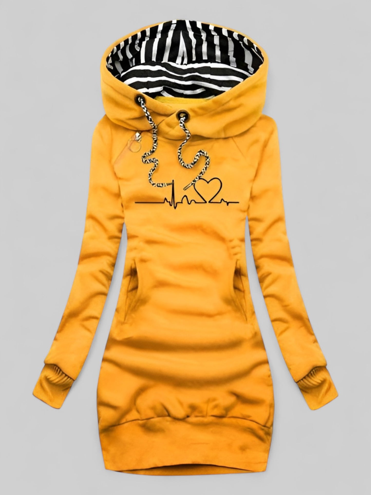 Luna™ | Robe en laine à imprimé