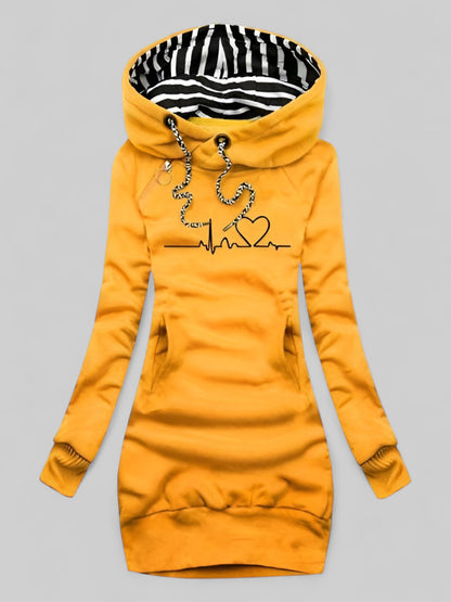 Luna™ | Robe en laine à imprimé