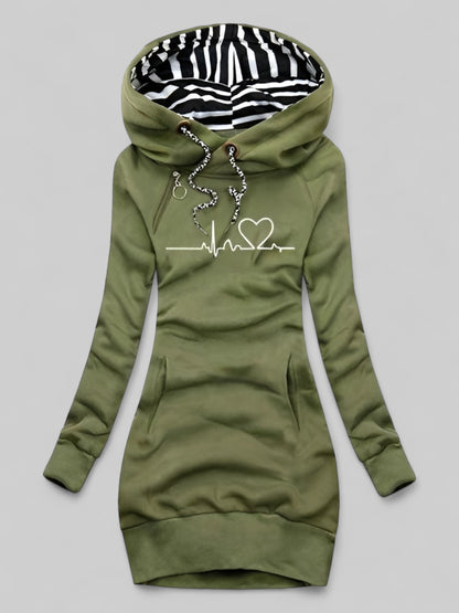 Luna™ | Robe en laine à imprimé