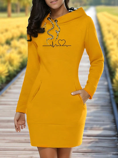 Luna™ | Robe en laine à imprimé