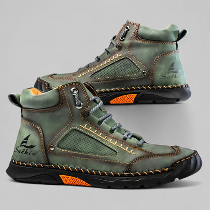 Víctor™ | Bottes en cuir haut de gamme avec semelle antidérapante