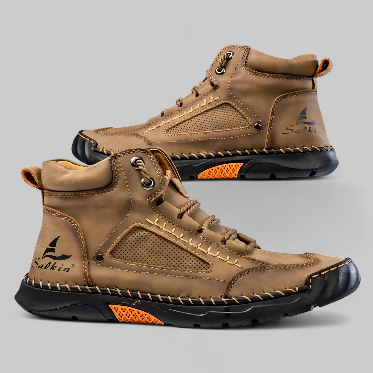 Víctor™ | Bottes en cuir haut de gamme avec semelle antidérapante