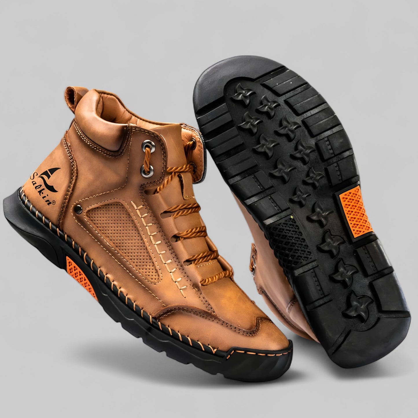 Víctor™ | Bottes en cuir haut de gamme avec semelle antidérapante