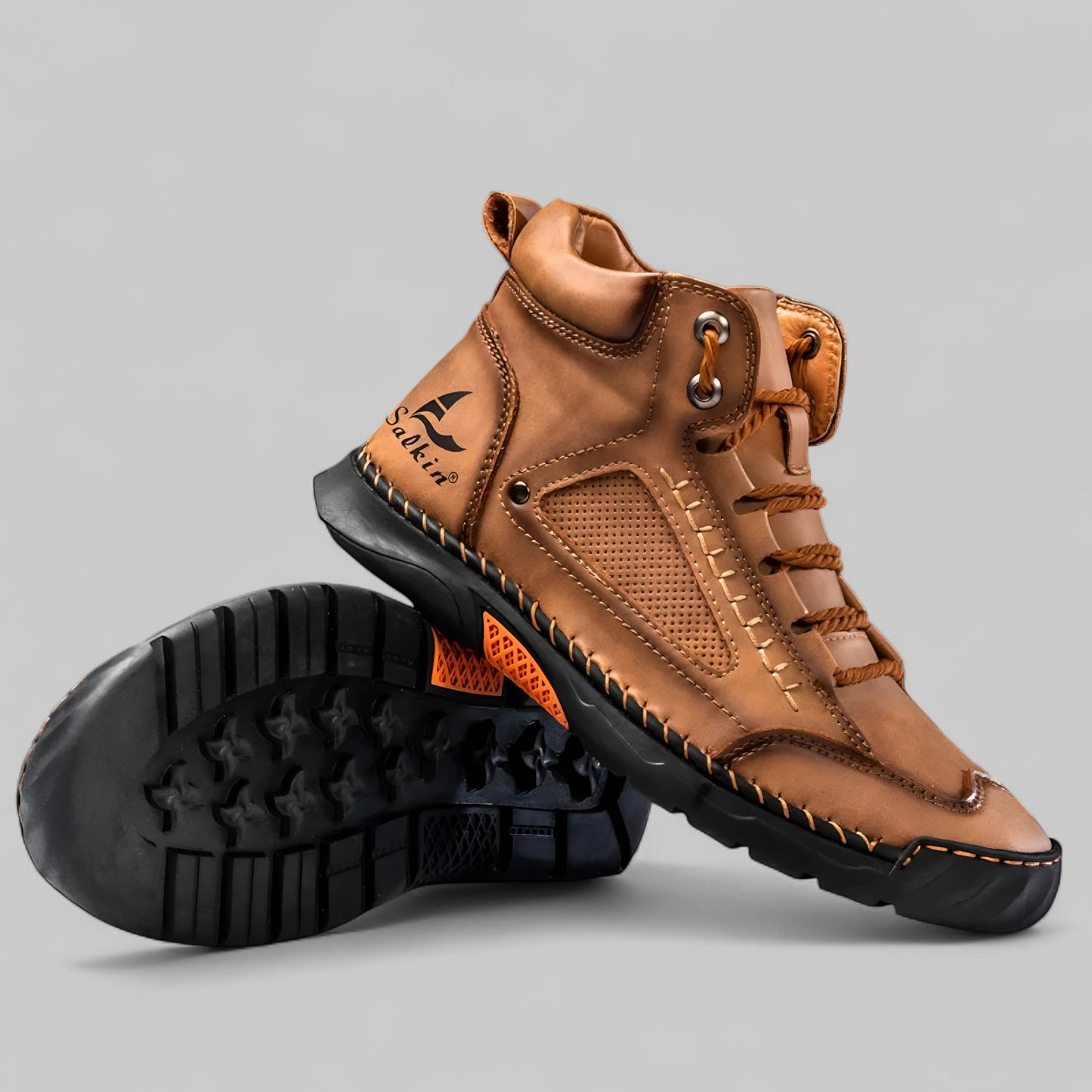 Víctor™ | Bottes en cuir haut de gamme avec semelle antidérapante