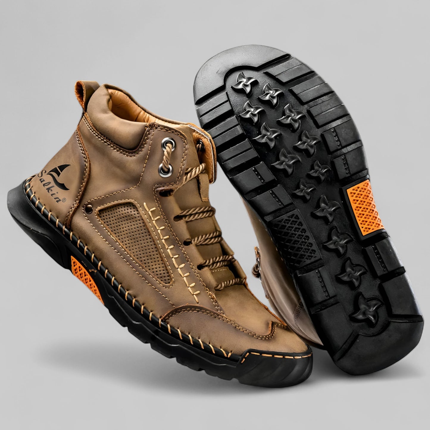 Víctor™ | Bottes en cuir haut de gamme avec semelle antidérapante